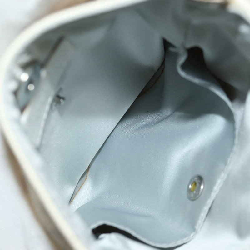 【日本直送】Christian Dior Trotter Romantic 單肩包 PVC 白色銀色 正品 158881V-21