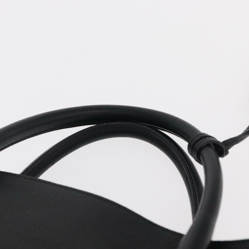 【日本直送】Christian Dior 手提包 皮革 黑色 銀色 正品 bs31800-7