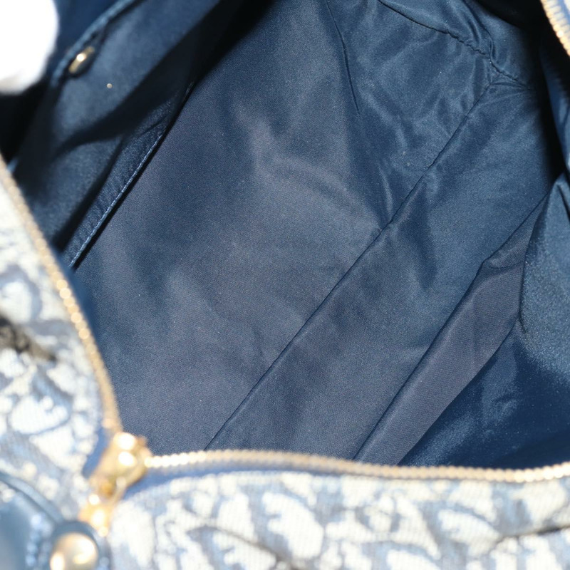 【日本直送】Christian Dior Trotter帆布波士頓包 海軍藍 金色 正品 160869V-9