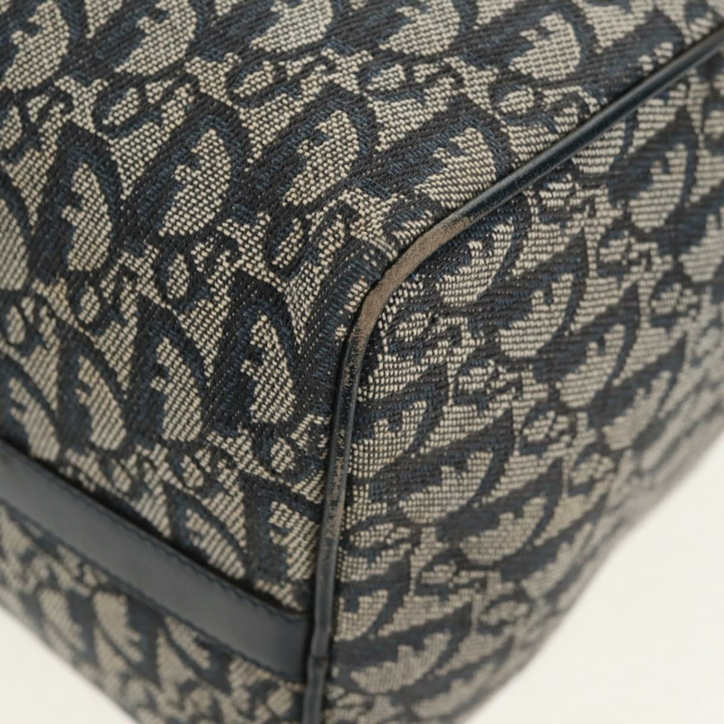 【日本直送】Christian Dior Trotter帆布波士頓包 海軍藍 金色 正品 160869V-14