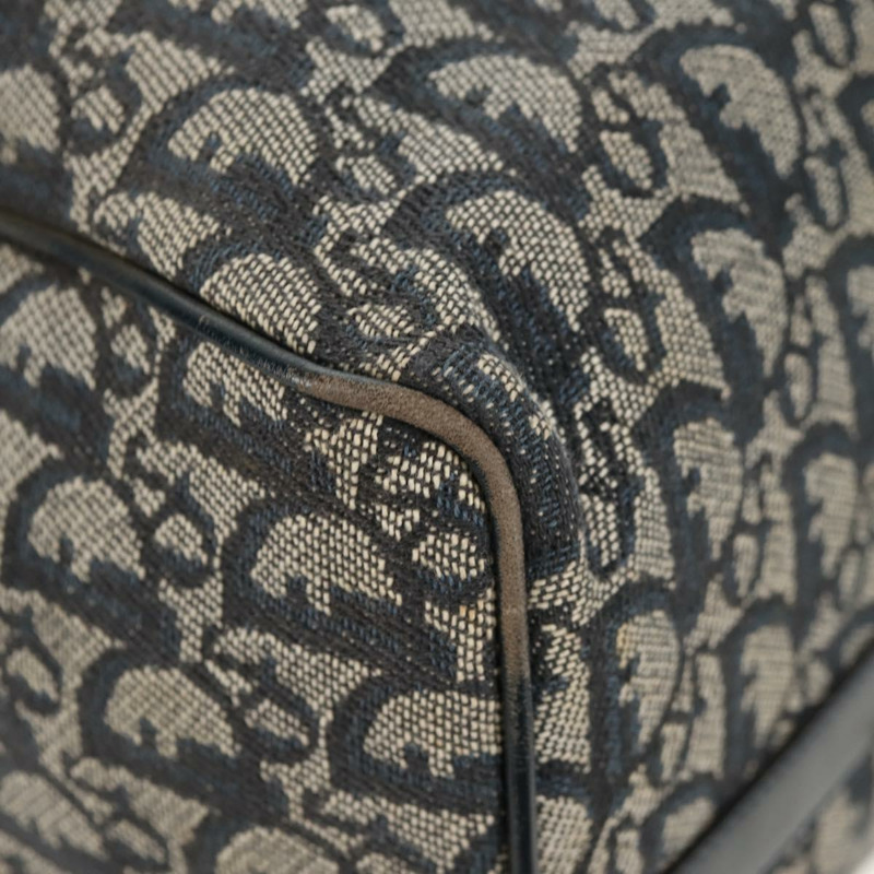 【日本直送】Christian Dior Trotter帆布波士頓包 海軍藍 金色 正品 160869V-15