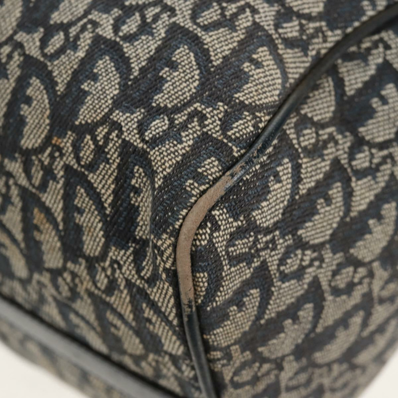 【日本直送】Christian Dior Trotter帆布波士頓包 海軍藍 金色 正品 160869V-16