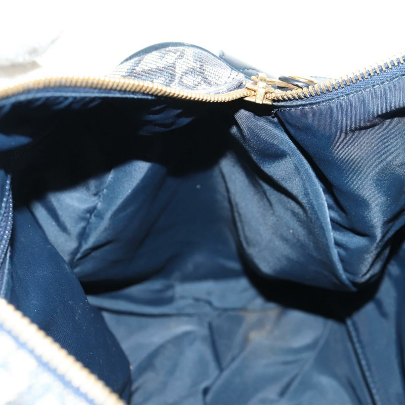 【日本直送】Christian Dior Trotter帆布波士頓包 海軍藍 金色 正品 160869V-21