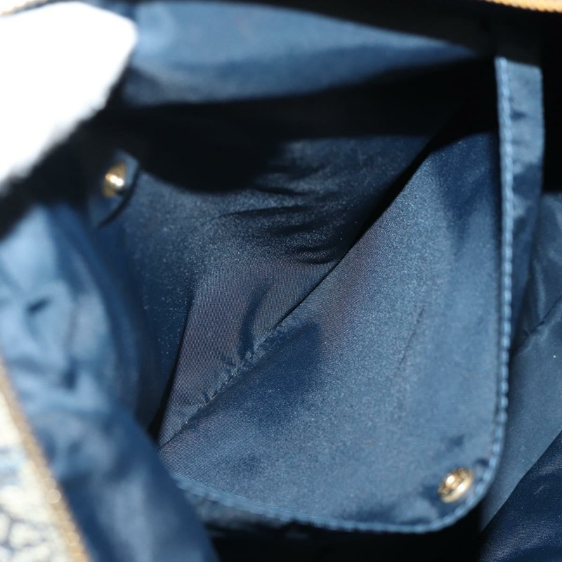 【日本直送】Christian Dior Trotter帆布波士頓包 海軍藍 金色 正品 160869V-22