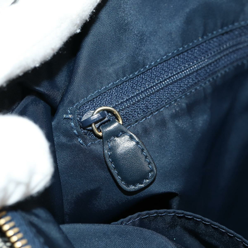 【日本直送】Christian Dior Trotter帆布波士頓包 海軍藍 金色 正品 160869V-23