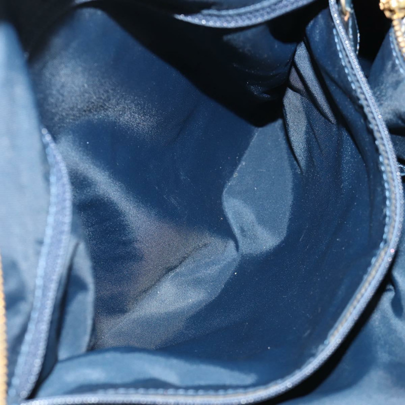 【日本直送】Christian Dior Trotter帆布波士頓包 海軍藍 金色 正品 160869V-24