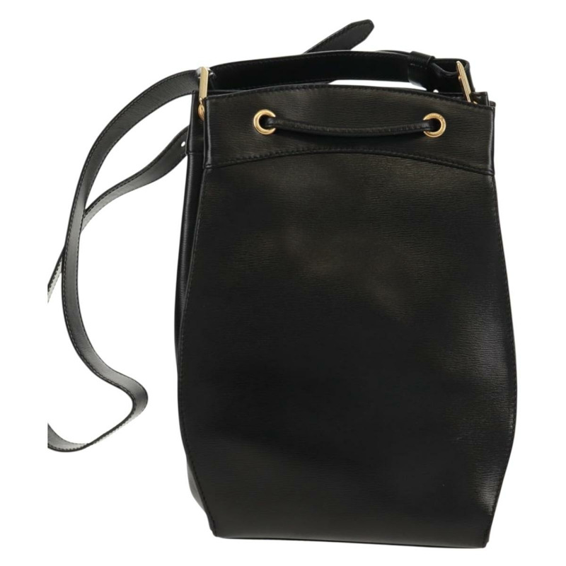 【日本直送】Christian Dior 黑色金色皮革肩背包,正品編號 159044V-1