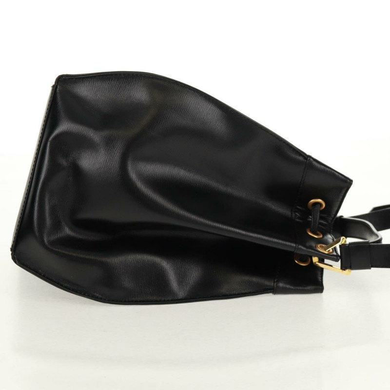 【日本直送】Christian Dior 黑色金色皮革肩背包,正品編號 159044V-3