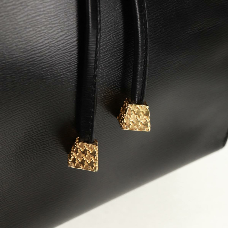 【日本直送】Christian Dior 黑色金色皮革肩背包,正品編號 159044V-17