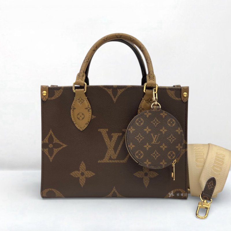 LV包包 雙色原花OnTheGo PM M46373-0