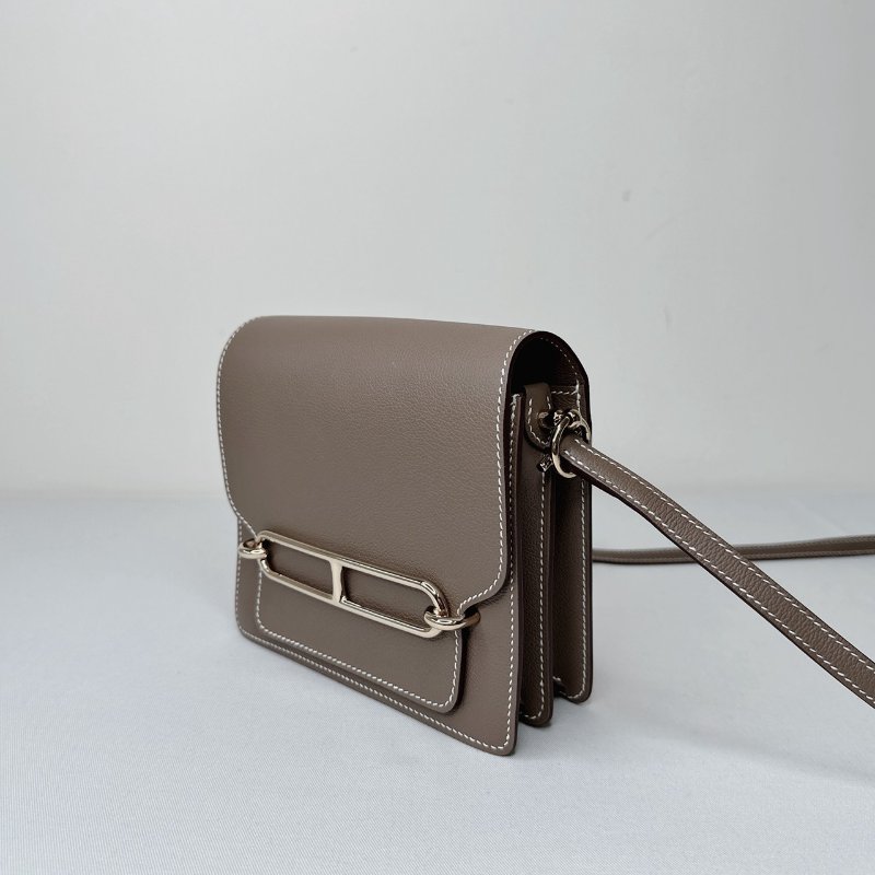 HERMES Mini Roulis大象灰豬鼻包-2