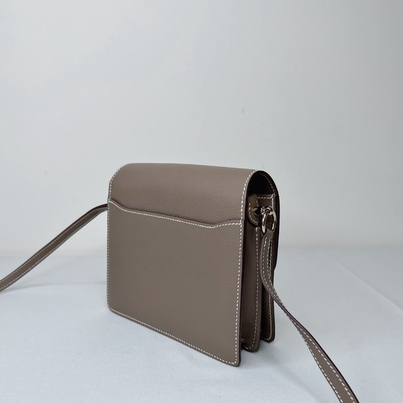 HERMES Mini Roulis大象灰豬鼻包-4