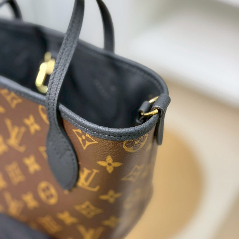 (近全新、稀有釋出✨)🏷LV 路易威登.Neverfull Inside Out MM 雙面小托特 芯片款 M28347-11