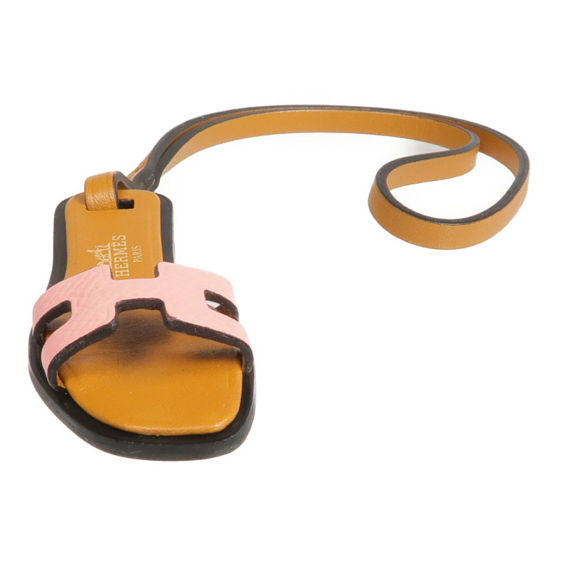 HERMES Epsom/Butler/Hunter皮革Oran Nano Charm掛飾-2