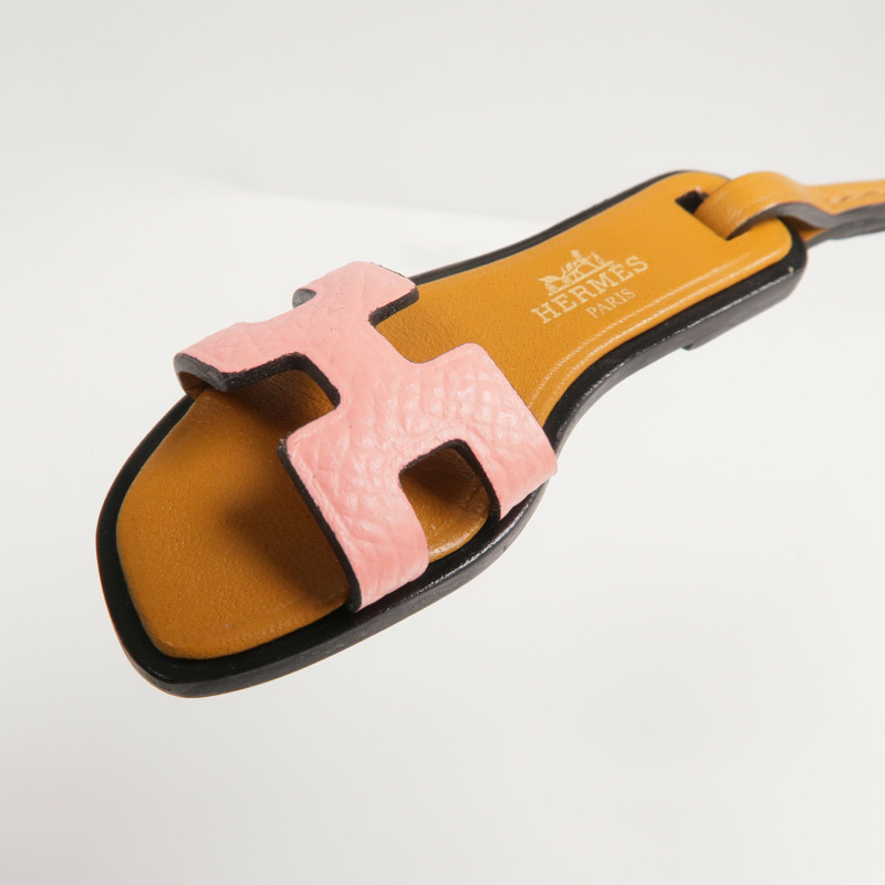 HERMES Epsom/Butler/Hunter皮革Oran Nano Charm掛飾-5