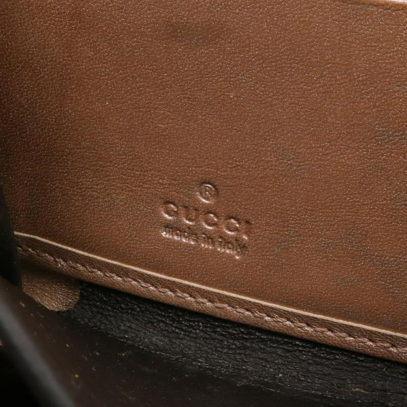 GUCCI 牛皮皮革Long Wallet金扣長錢包-6