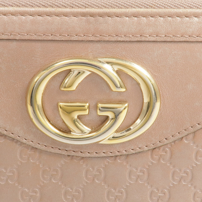GUCCI 牛皮皮革Long Wallet金扣長錢包-8