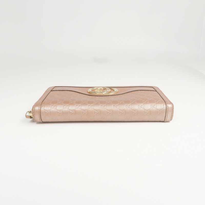 GUCCI 牛皮皮革Long Wallet金扣長錢包-9