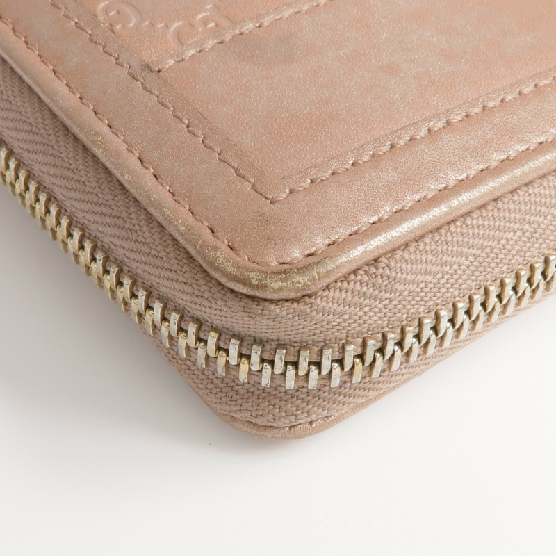 GUCCI 牛皮皮革Long Wallet金扣長錢包-12