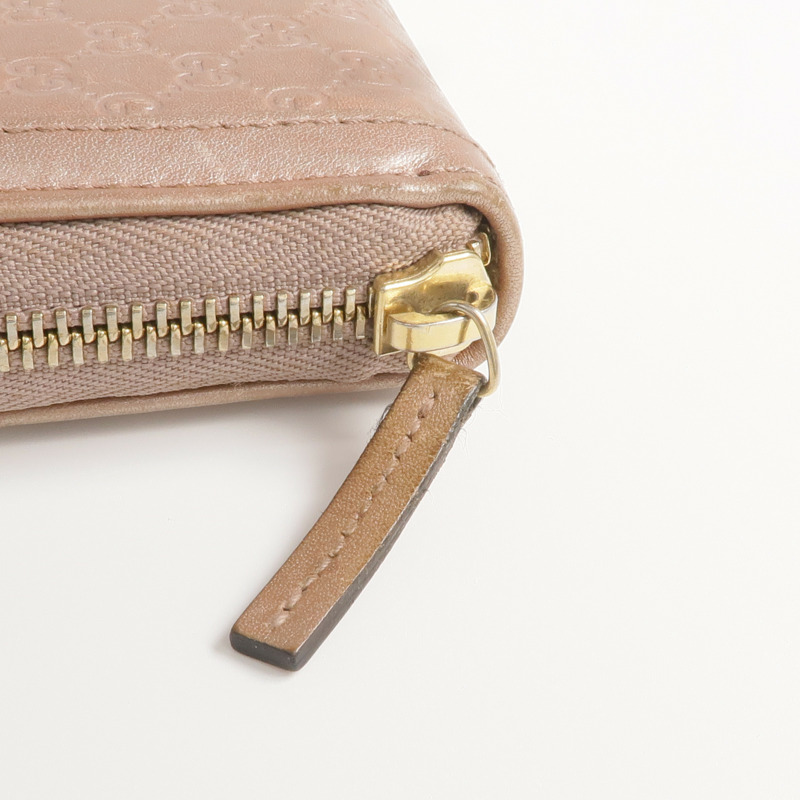 GUCCI 牛皮皮革Long Wallet金扣長錢包-14