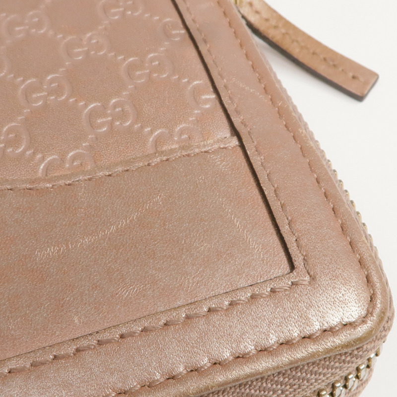 GUCCI 牛皮皮革Long Wallet金扣長錢包-15