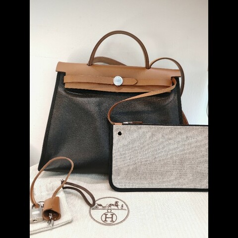 Hermes Herbag 31 2024 新款防水布料