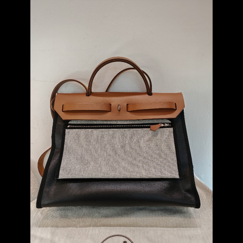 Hermes Herbag 31 2024 新款防水布料-3
