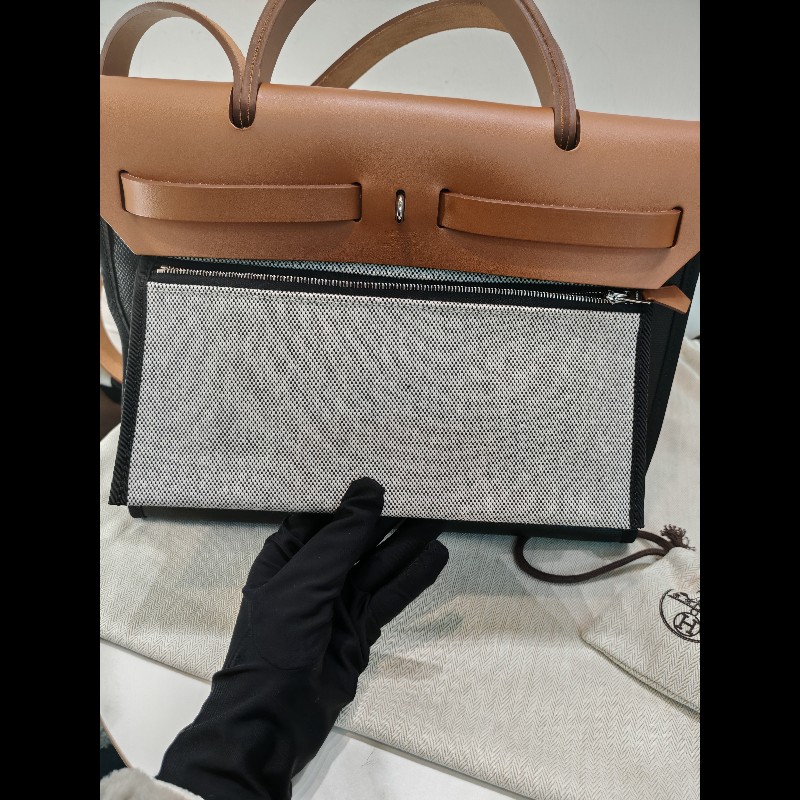 Hermes Herbag 31 2024 新款防水布料-16