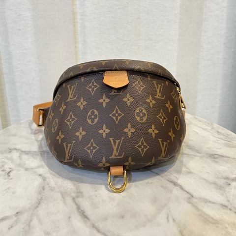 LV 原花金釦Bumbag胸口腰包M43644