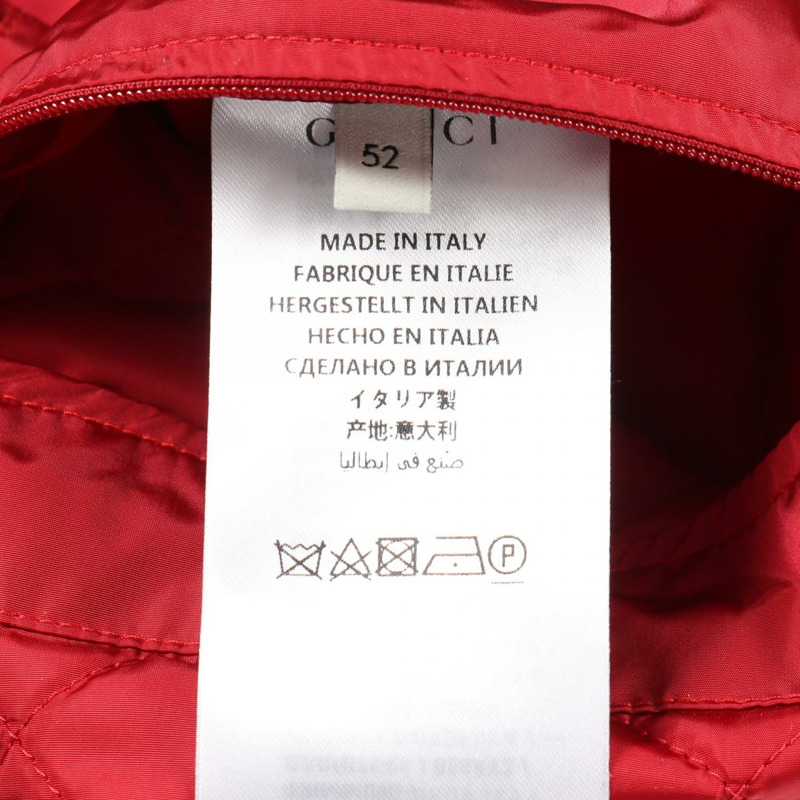 GUCCI 男款羽絨外套 #52 尼龍紅黑配色 二手-6