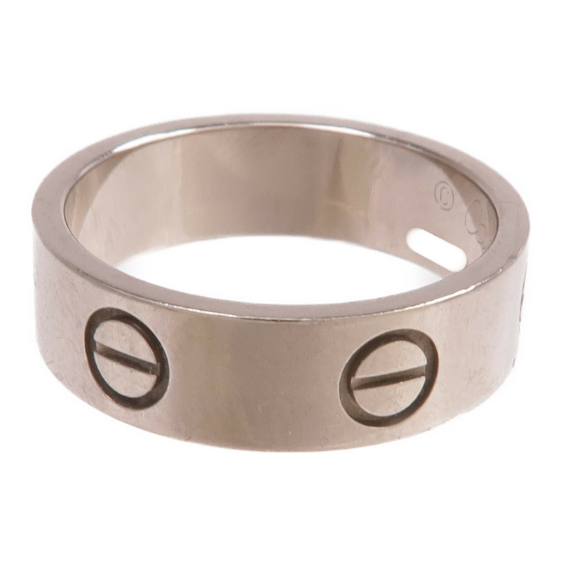 CARTIER 18K白金Love Ring戒指Cartier#52/US#6.5-2