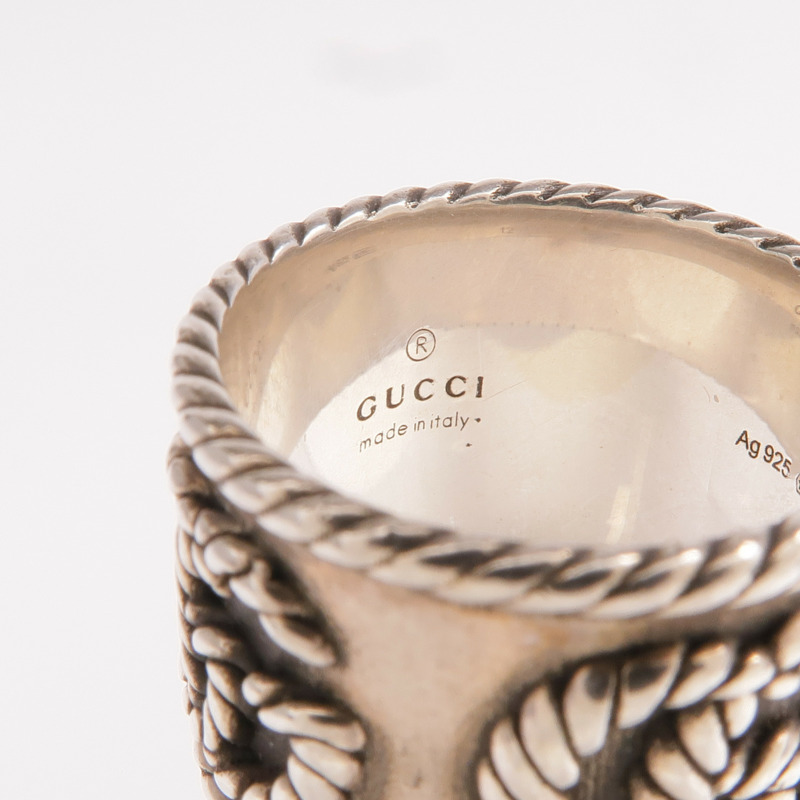 GUCCI 925純銀Ring戒指US#6-4