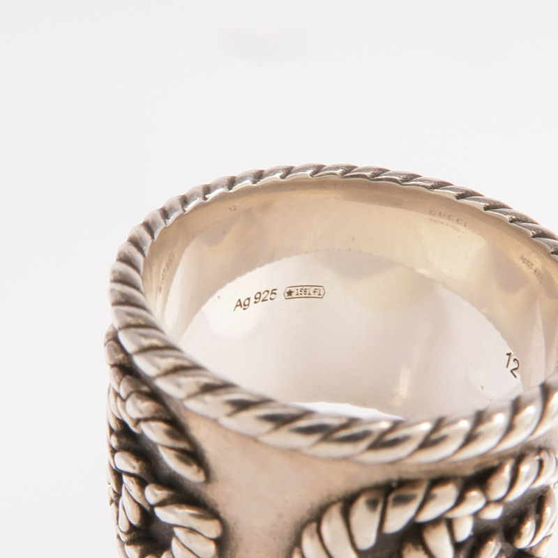 GUCCI 925純銀Ring戒指US#6-5