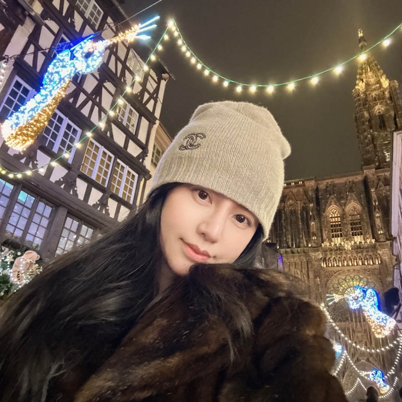 Chanel 羊絨 冷帽-3