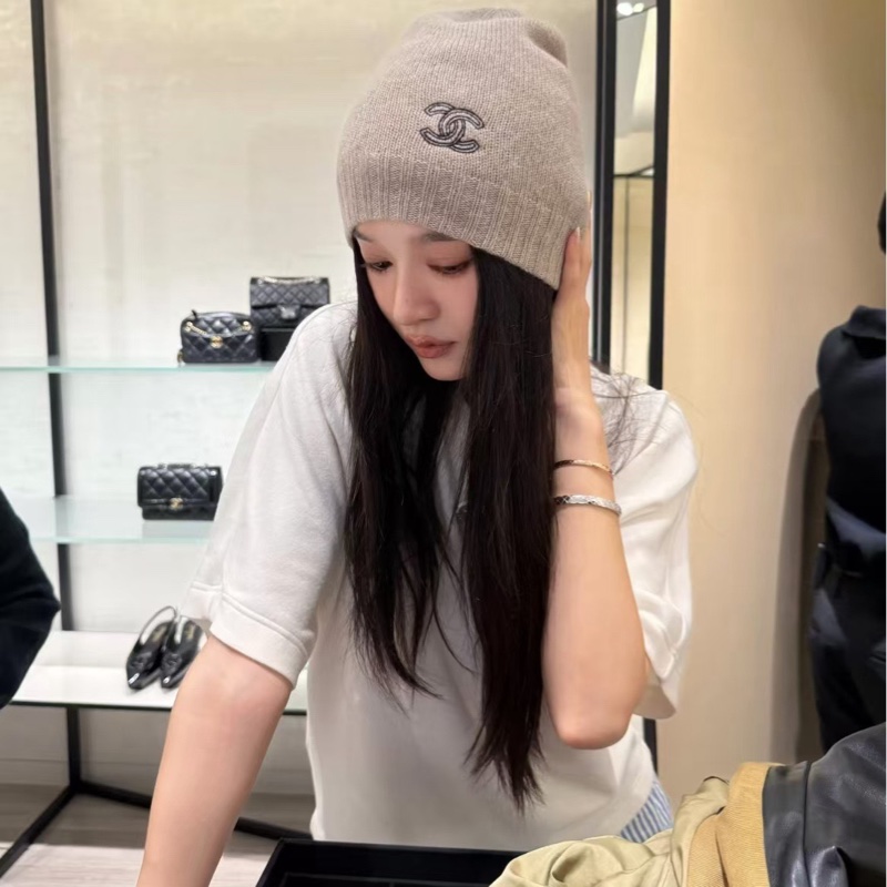 Chanel 羊絨 冷帽-4
