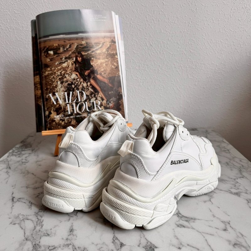 #全網最低✨Balenciaga 白色厚底老爹鞋 運動鞋-1
