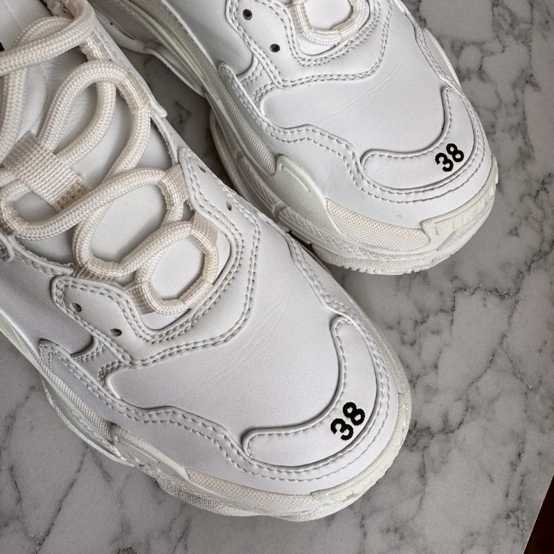#全網最低✨Balenciaga 白色厚底老爹鞋 運動鞋-3