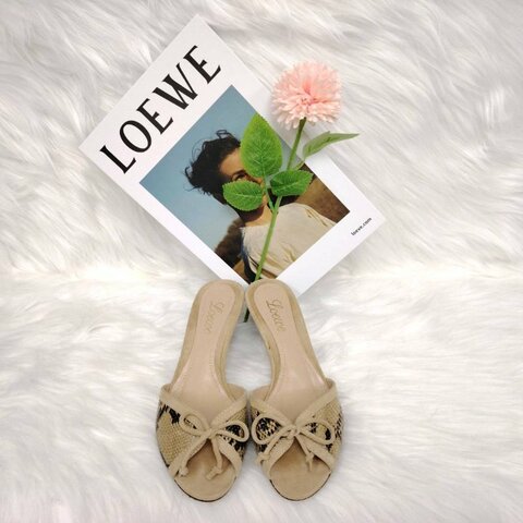 Loewe 羅意威 魚嘴涼鞋 35碼