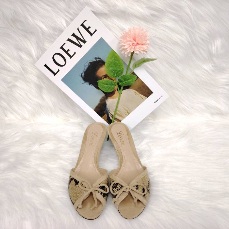 Loewe 羅意威 魚嘴涼鞋 35碼-0