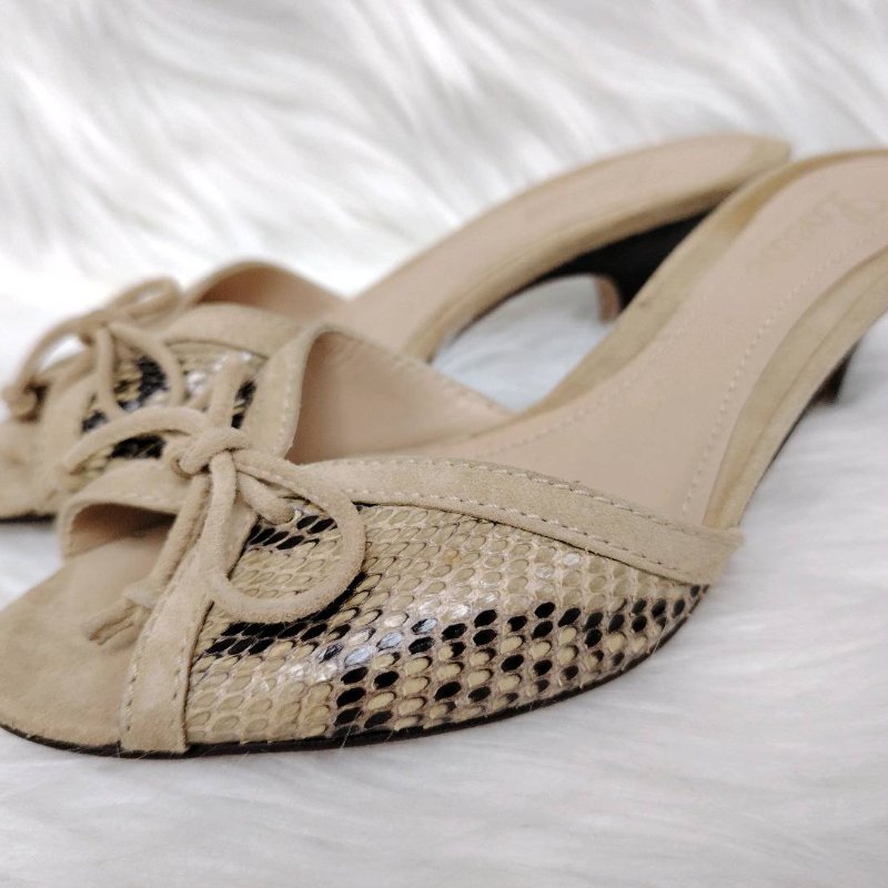 Loewe 羅意威 魚嘴涼鞋 35碼-4