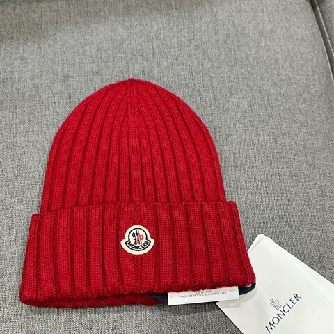 💎Han's house精品服飾💎moncler LOGO 羊毛 毛帽 帽子