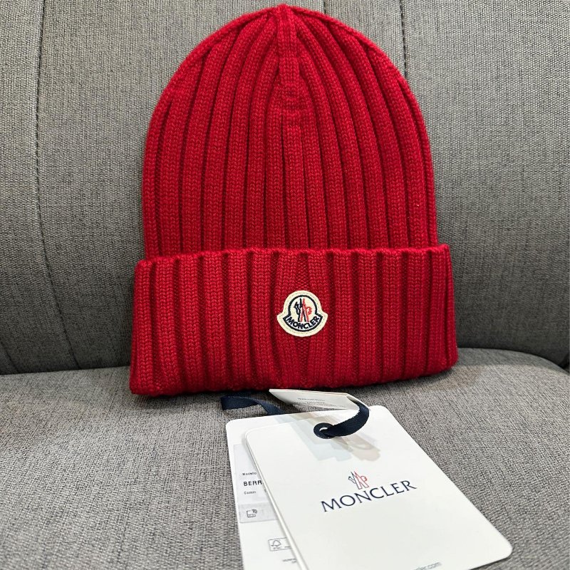 💎Han's house精品服飾💎moncler LOGO 羊毛 毛帽 帽子-4
