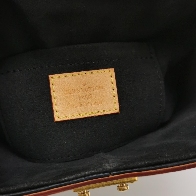 Louis Vuitton(LV)Duffle薯條包植革
Monogram印花S-lock鎖釦斜挎包單肩包晶片款-7