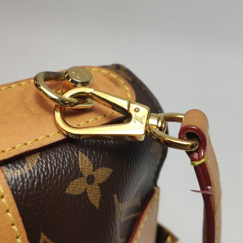 Louis Vuitton(LV)Duffle薯條包植革
Monogram印花S-lock鎖釦斜挎包單肩包晶片款-12