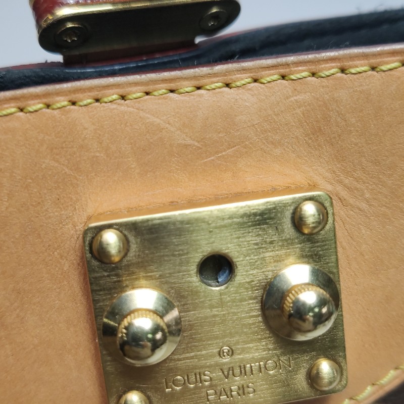 Louis Vuitton(LV)Duffle薯條包植革
Monogram印花S-lock鎖釦斜挎包單肩包晶片款-14