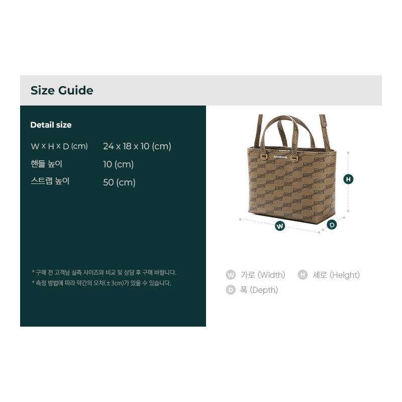 BALENCIAGA Monogram Tote Bag 24SS-2