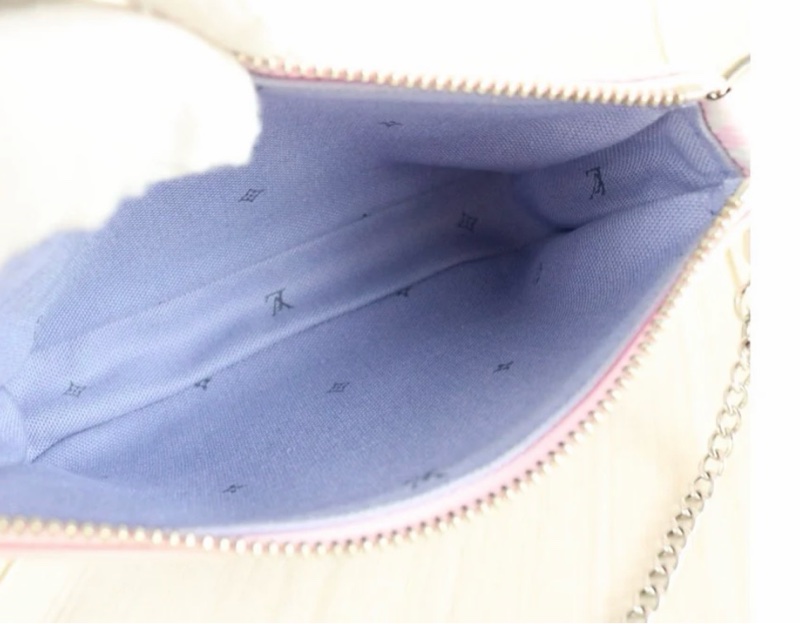 「JL精品代購」98新 LV 漸變 馬卡龍色mini 麻將包-8