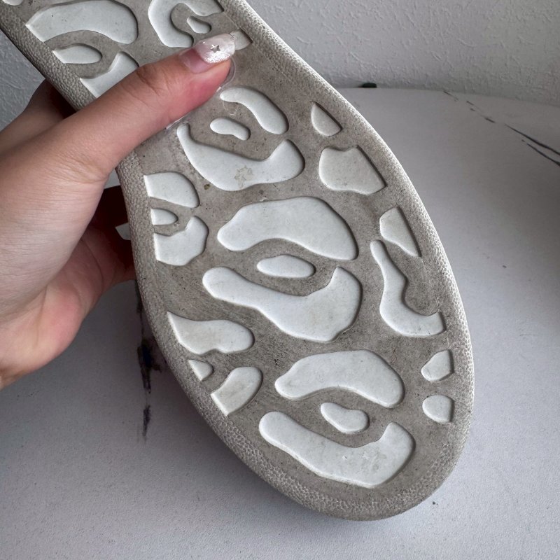 #全網最低✨Alexander McQueen 白色幻彩厚底小白鞋-19