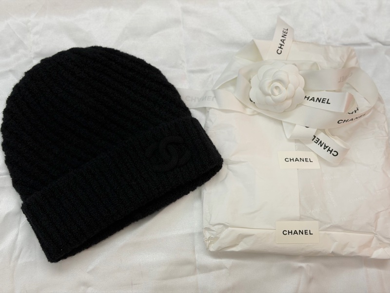 全新閑置Chanel cashmere beanie (黑)(稀有款不易撞款)-1