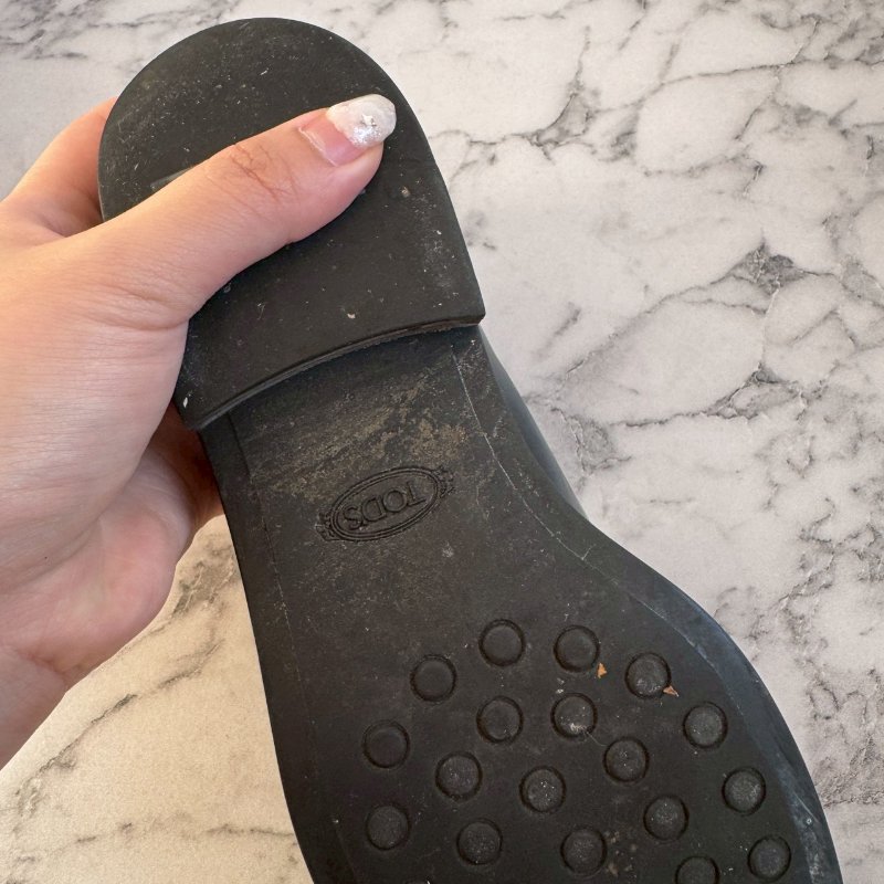 TODS 藏藍低跟流蘇 樂福鞋 牛津鞋-9